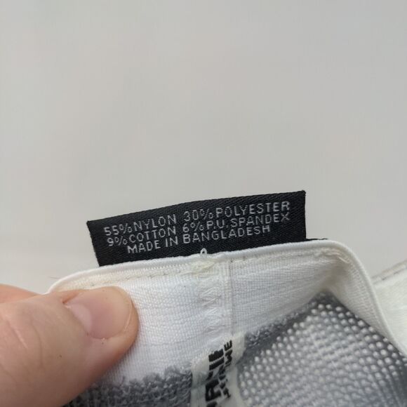 Pacific Headwear Men's Fitted Hat Gray Size L/XL 7 3/8 - 8 Embroidered BSM Logo - Picture 10 of 11